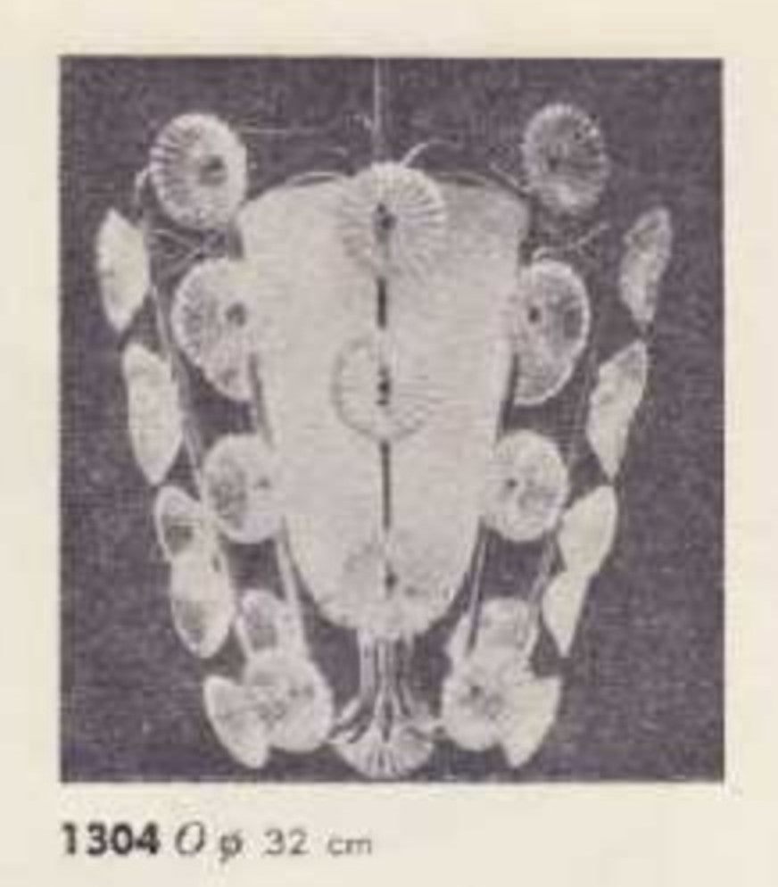 1304 Floral Pendant by Lisa Johansson-Pape, Orno 1951