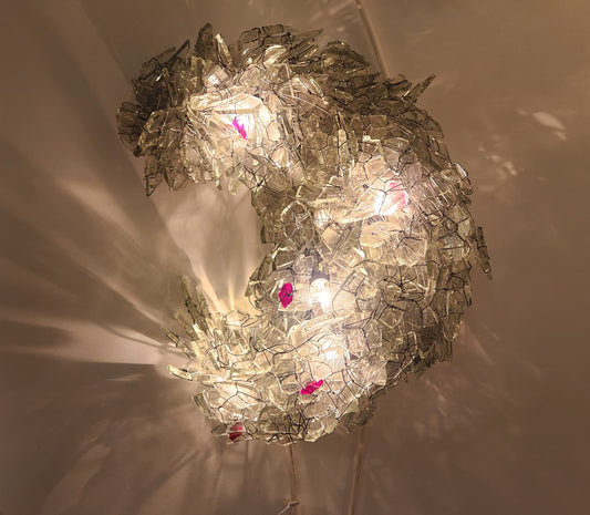 Deborah Thomas "Forest Breeze" Wall Lamps