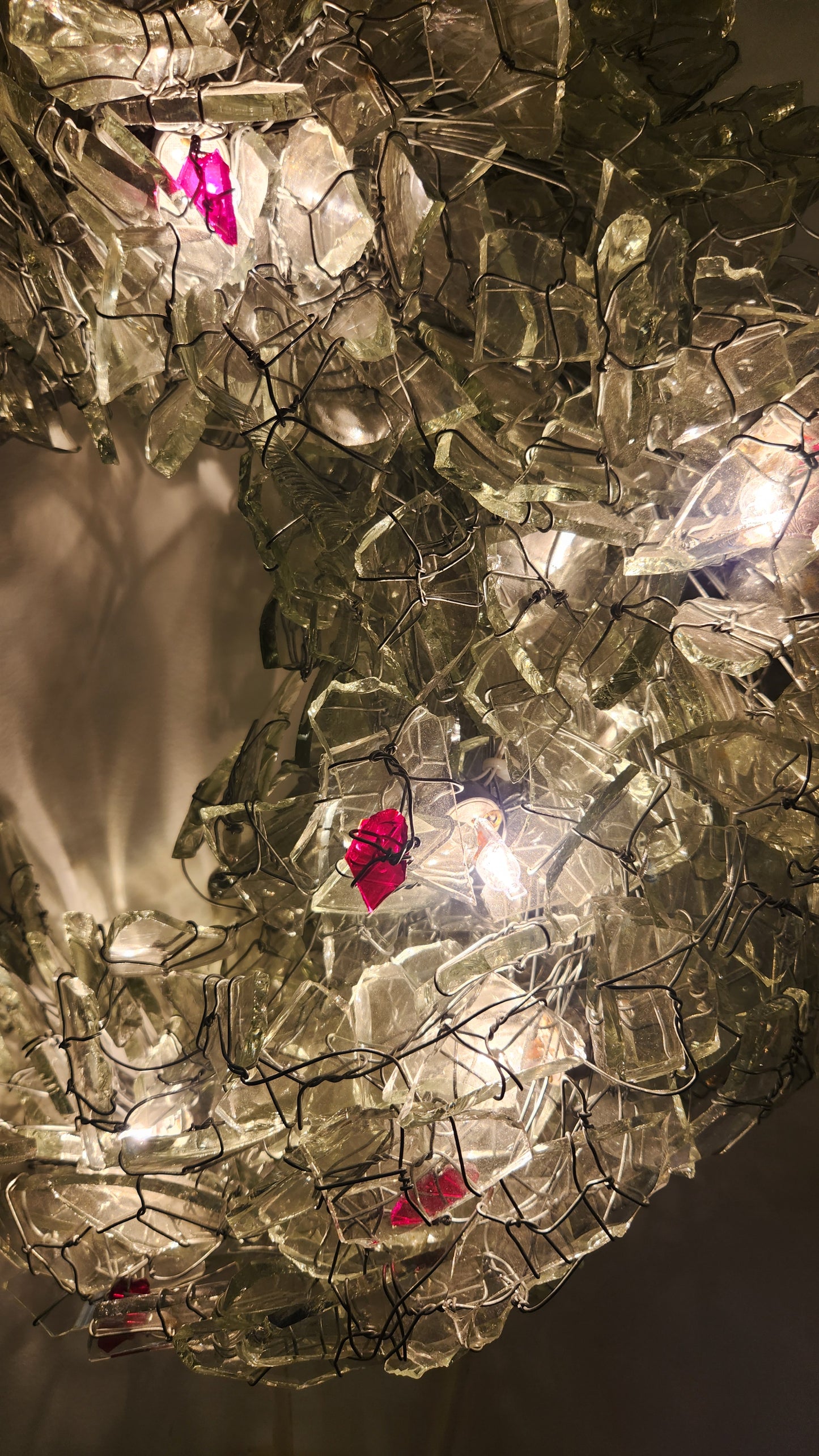 Deborah Thomas "Forest Breeze" Wall Lamps