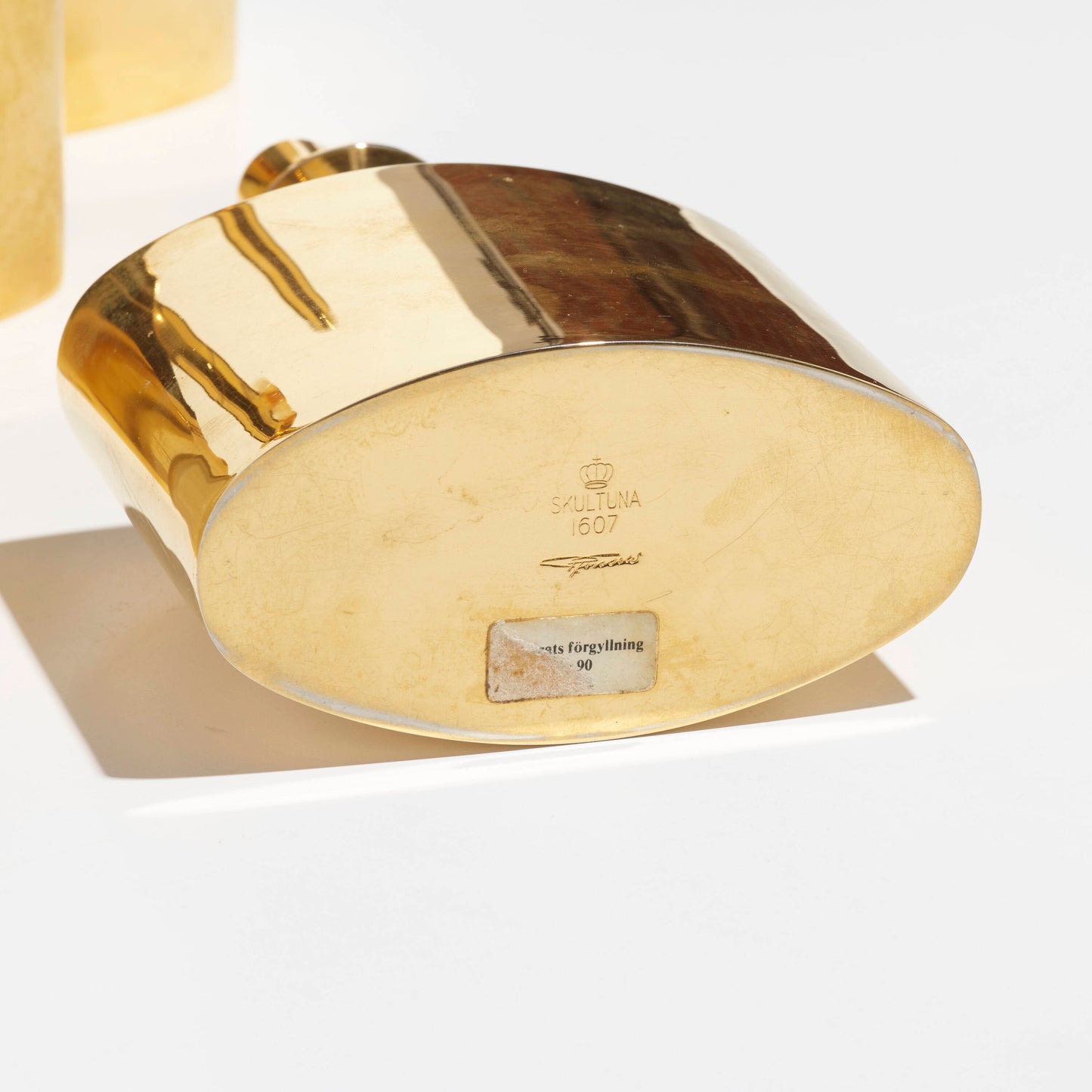 Pierre Forsell 24K Gold Plated Brass Decanter