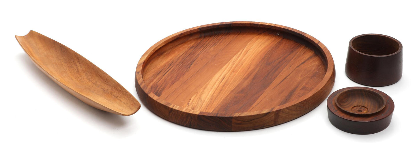 Long and Lean Teak Centerpiece, Denmark 1960s