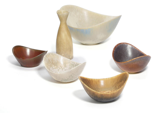 Collection of Rörstrand "ARO" Bowls & Bud Vase, Sweden 1950s