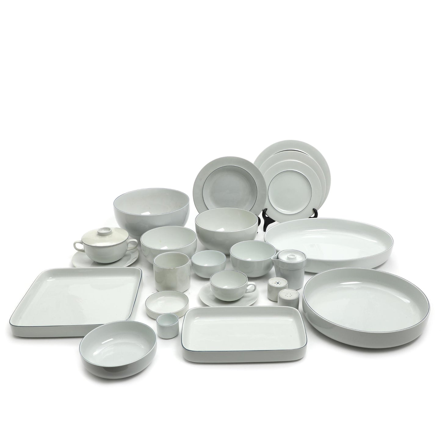 Blue Line by Grethe Meyer - Faience Dinner & Coffee Set. Huge Collection!