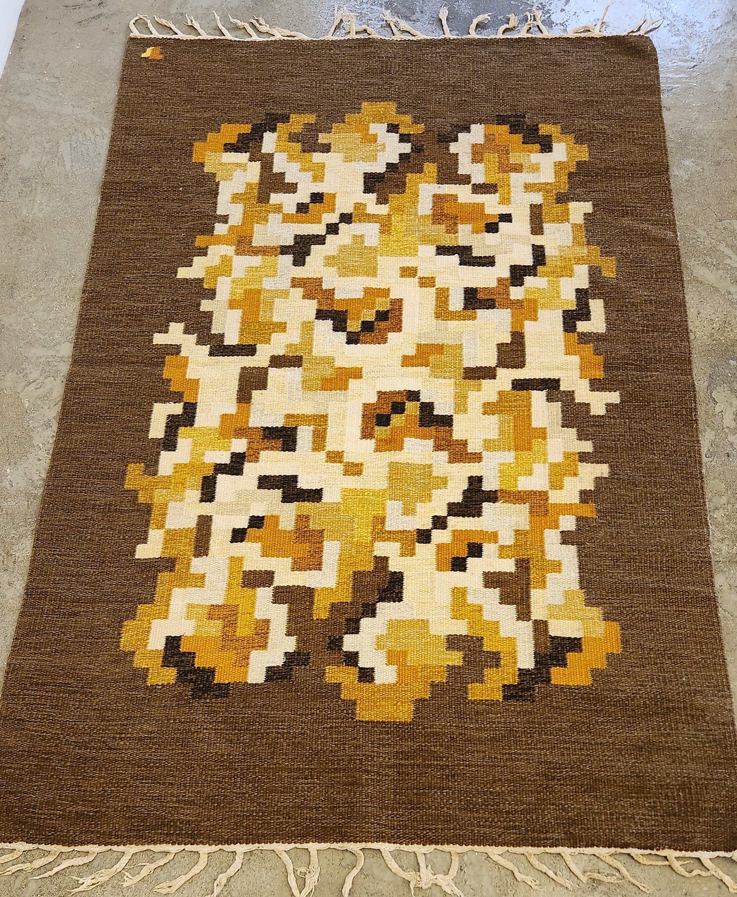Erik Lundgren Rug for Vävaregården Eringsboda, Sweden 1970s