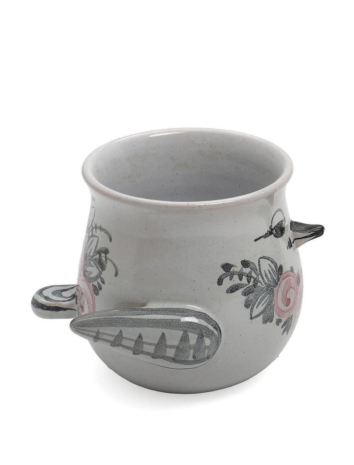 Bjorn Wiinblad V66 Bird Face Flower Pot, 1979