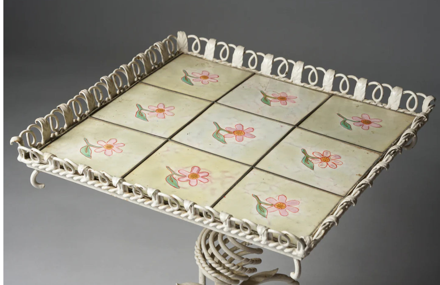 Antti Hakkarainen Indoor/Outdoor Wrought Iron Table -  1930s