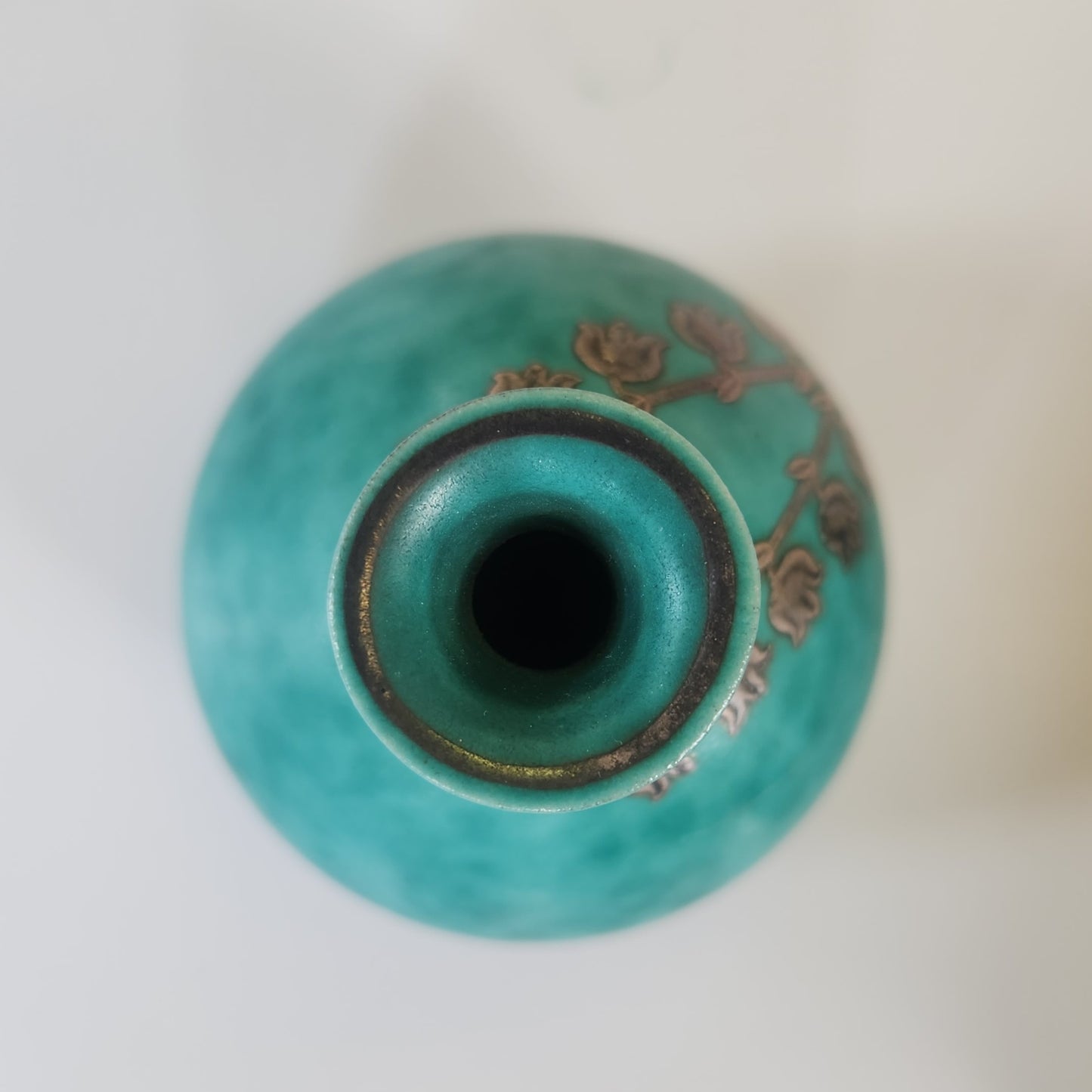 Argenta Stoneware: Vase & Box by Wilhelm Kåge, Sweden