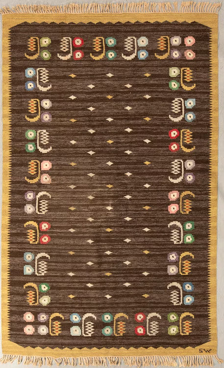 "Le Petite" Röllakan Rug by Solveig Westerberg