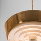 Brass Ceiling Lamp by Lisa Johansson-Pape, 1964