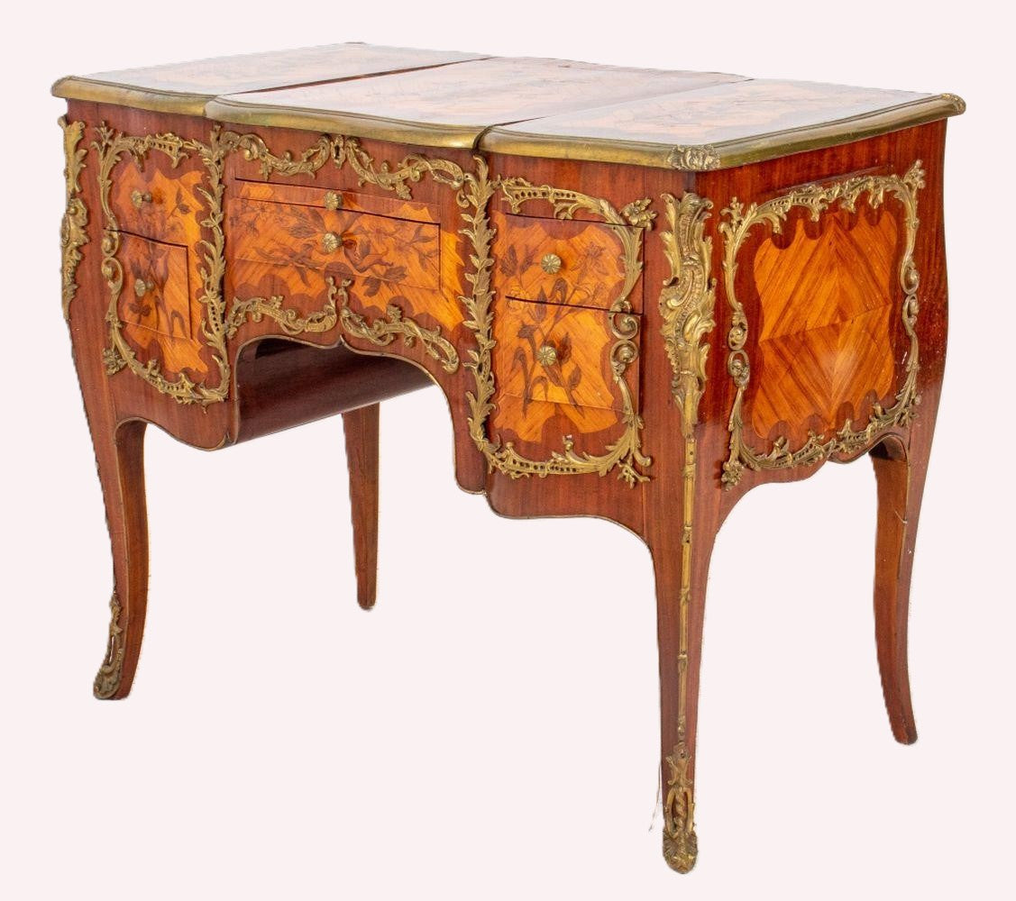Incredible Louis XV Parquetry Vanity Table