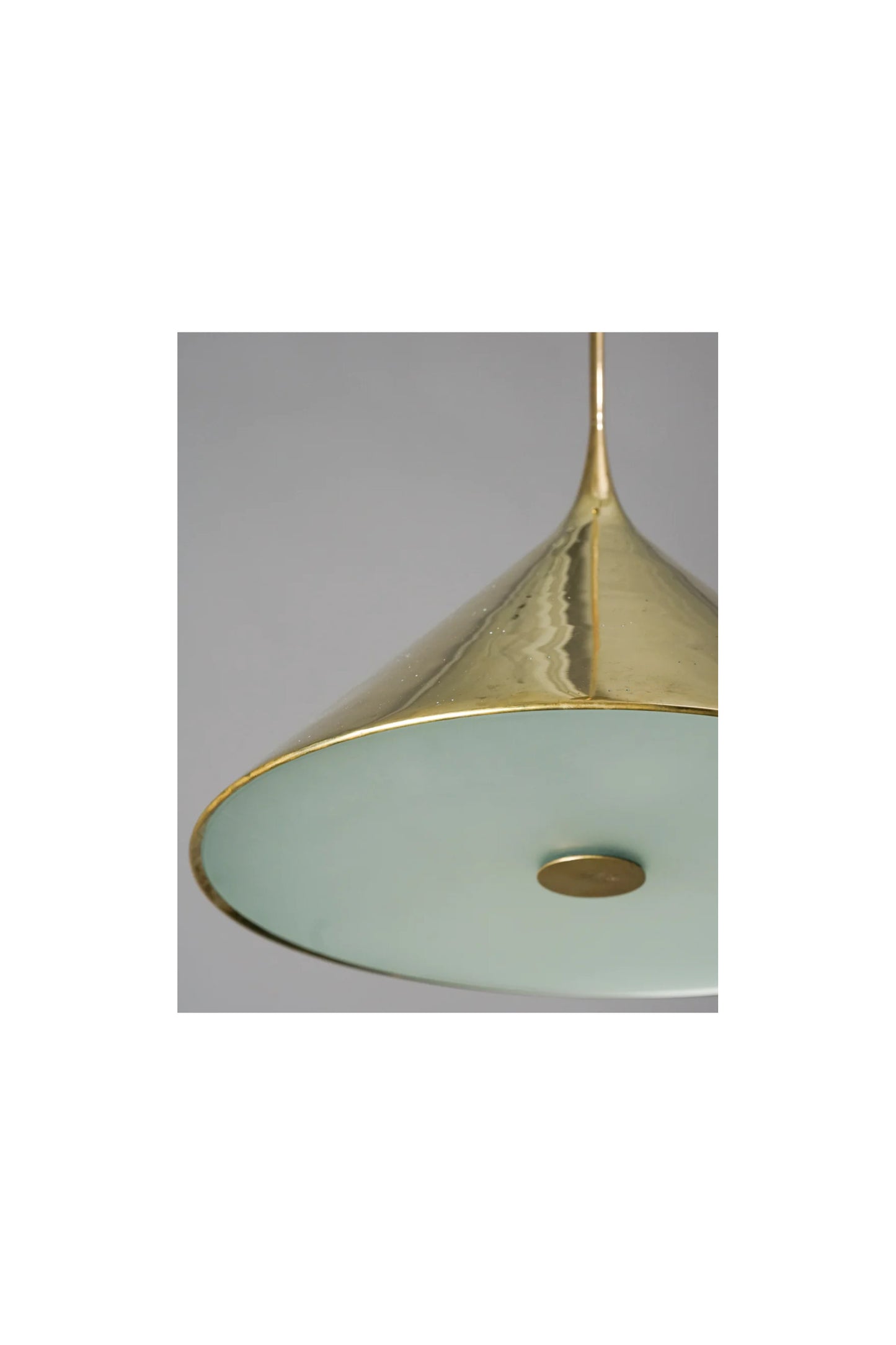 Brass Pendant Lamp by Paavo Tynell