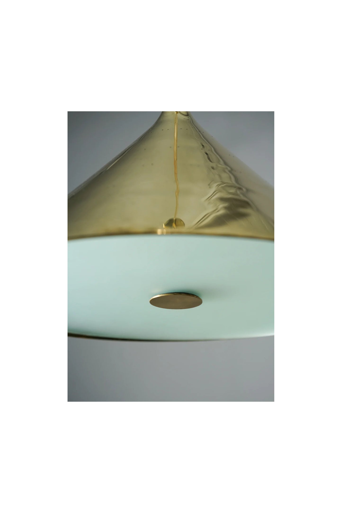 Brass Pendant Lamp by Paavo Tynell