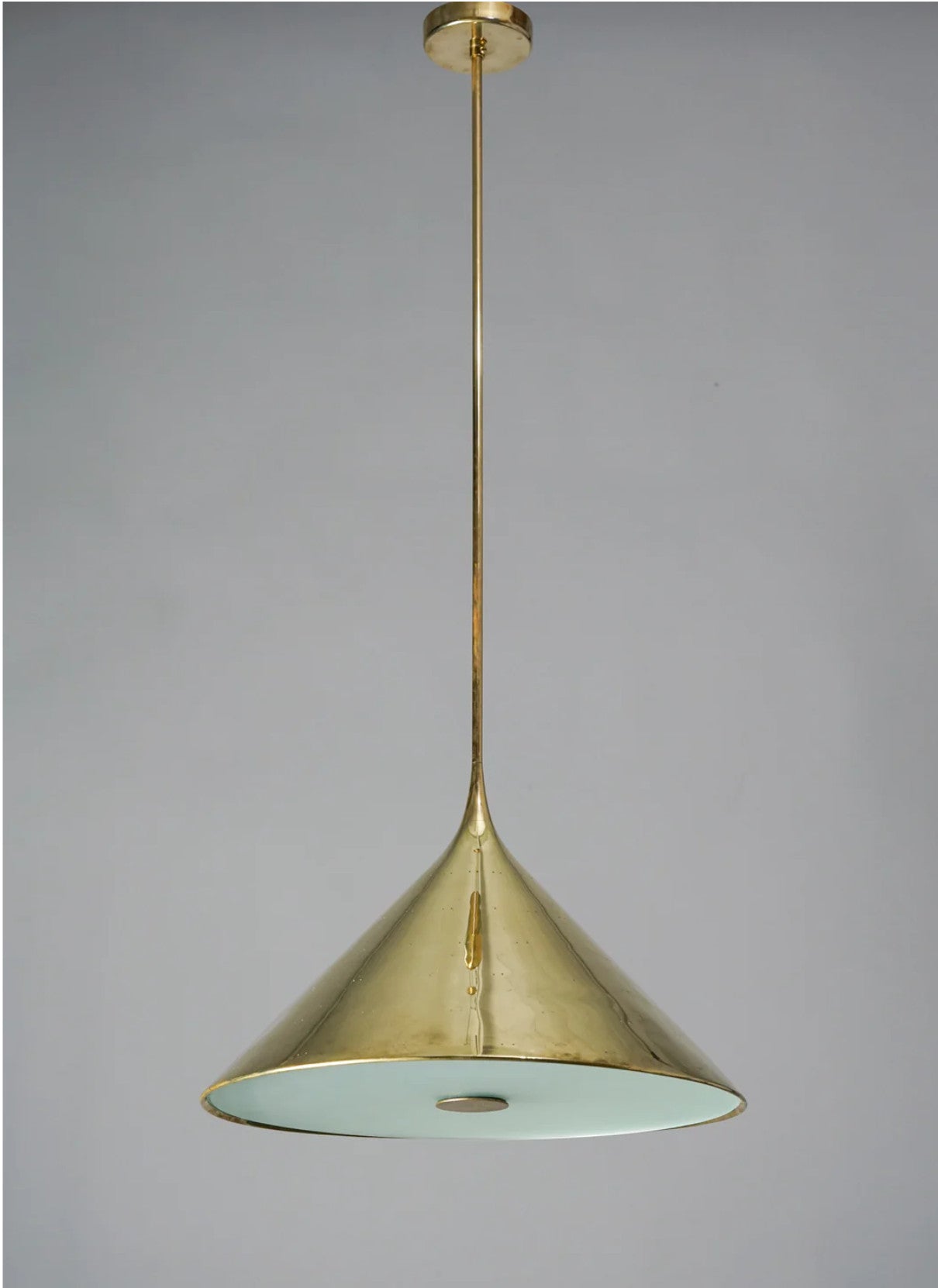 Brass Pendant Lamp by Paavo Tynell