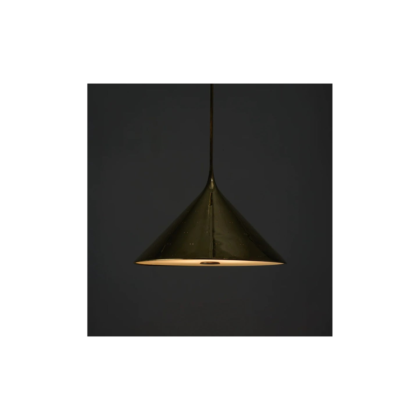 Brass Pendant Lamp by Paavo Tynell