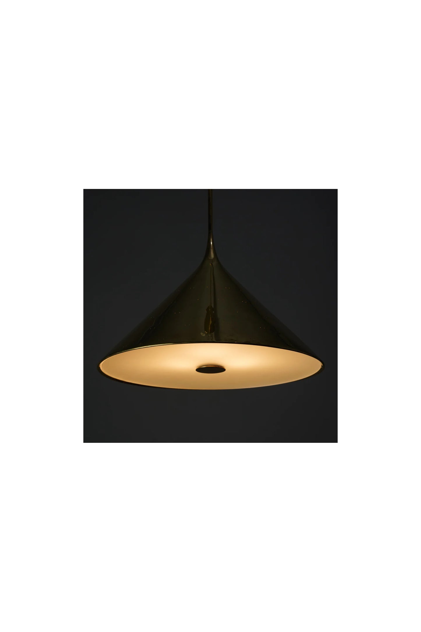 Brass Pendant Lamp by Paavo Tynell