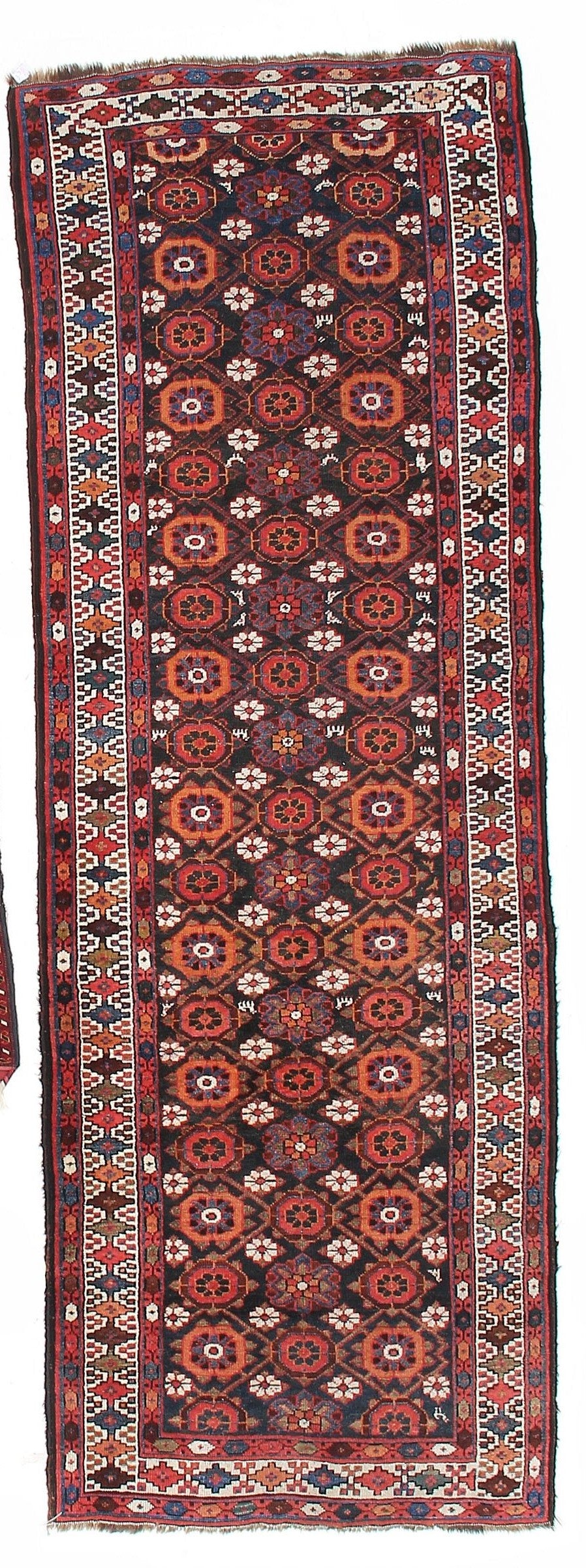 Semi-antique Varamin Persian rug, 1940s