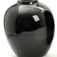 Michael Bang Large Vase, Black with Purple Milk Glass Design