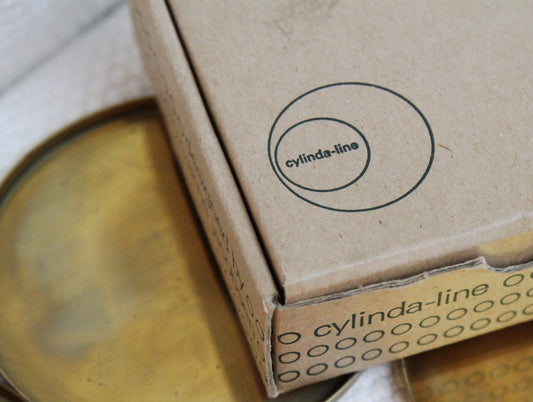 Arne Jacobsen Cylinda-line Brass Coasters