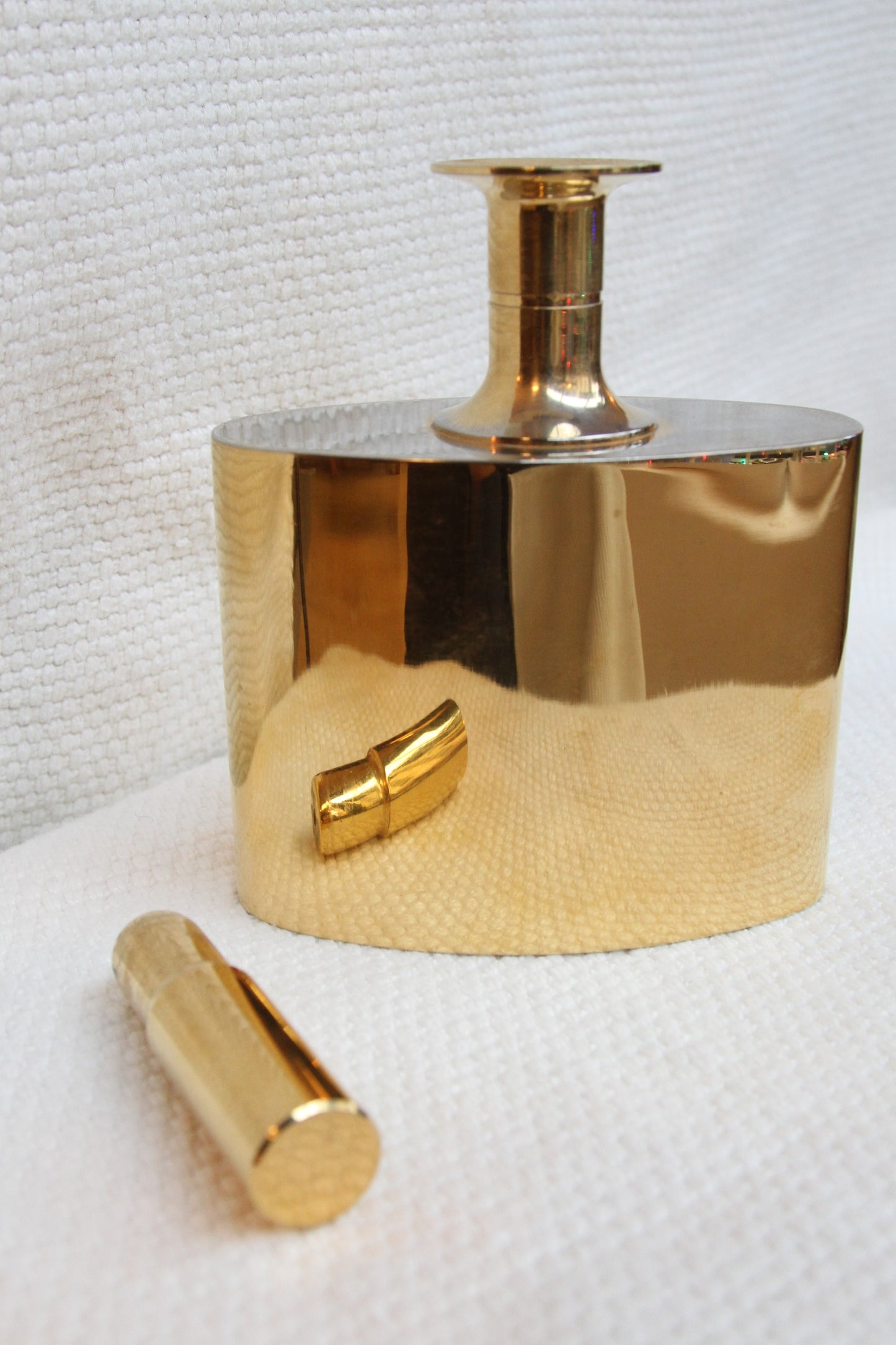 Pierre Forsell 24K Gold Plated Brass Decanter