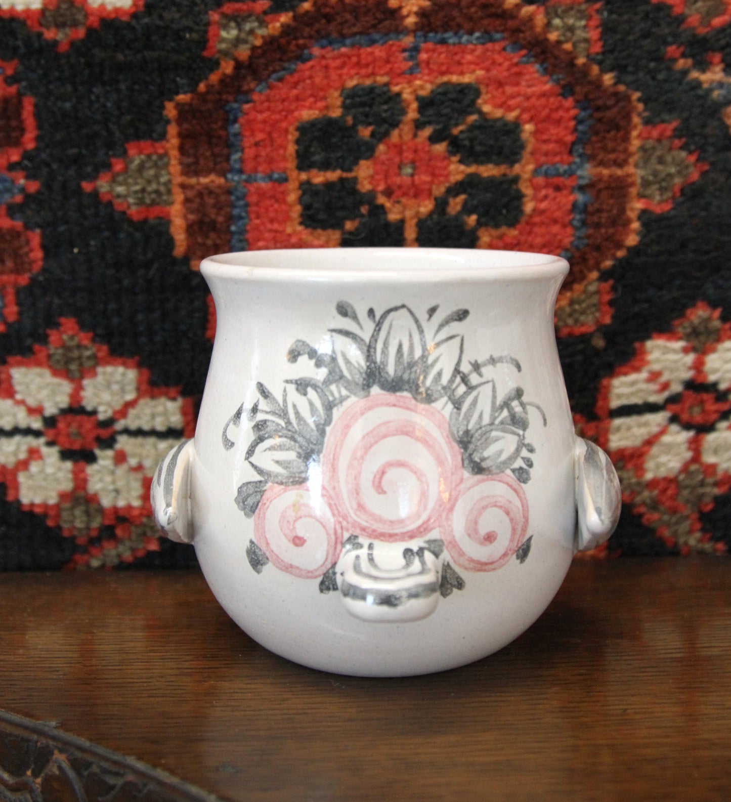 Bjorn Wiinblad V66 Bird Face Flower Pot, 1979