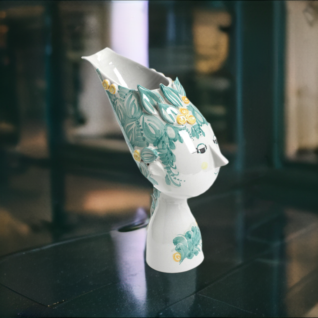 Bjorn Wiinblad "Titania, Queen of the Fairies" Stonewear Vase - 1975
