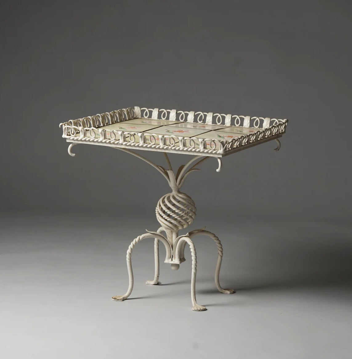 Antti Hakkarainen Indoor/Outdoor Wrought Iron Table -  1930s