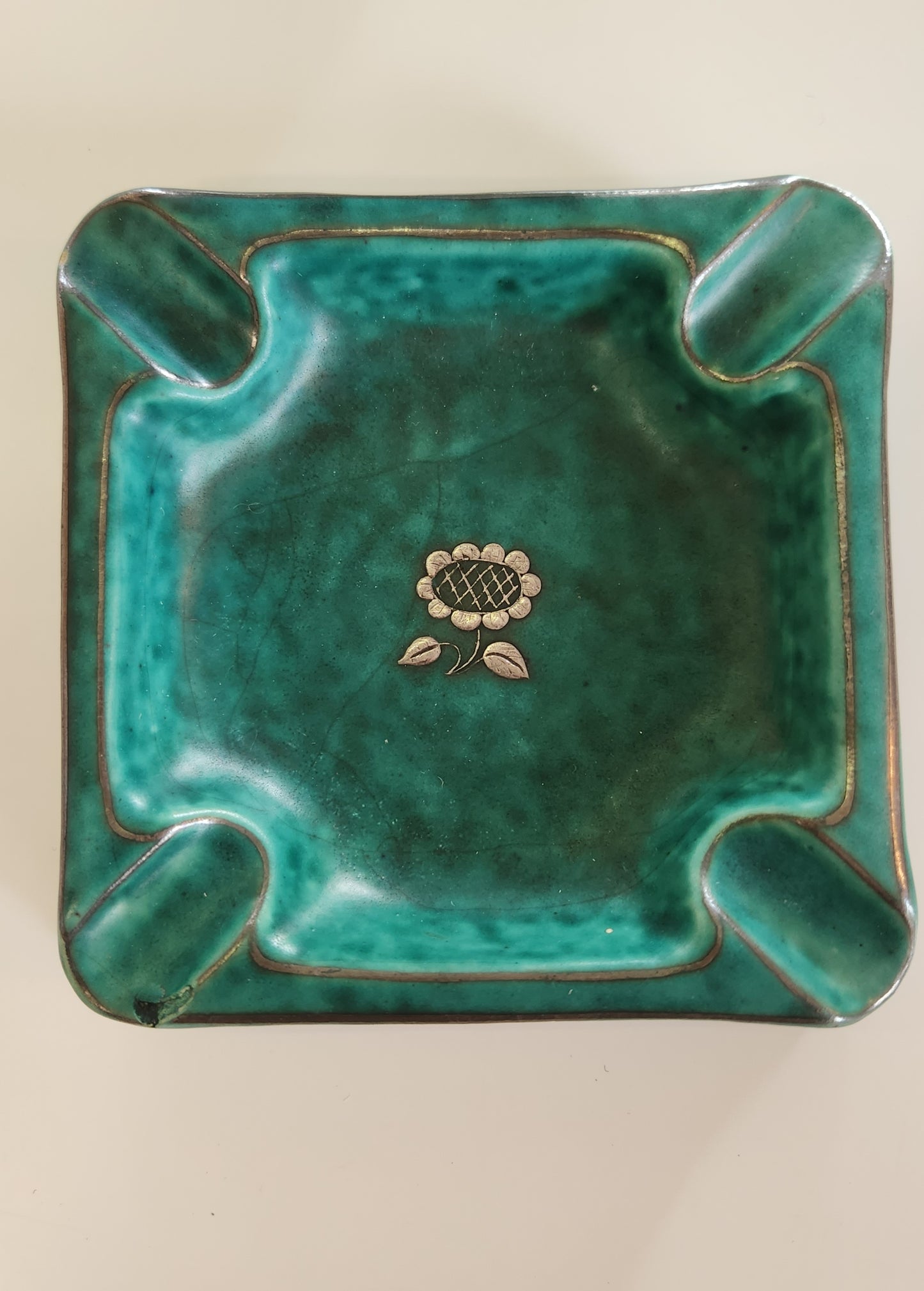 Argenta Stoneware: Ashtray by Wilhelm Kåge, Sweden