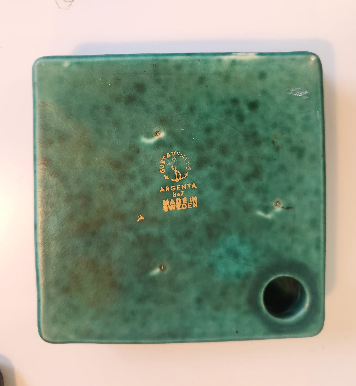 Argenta Stoneware: Ashtray by Wilhelm Kåge, Sweden