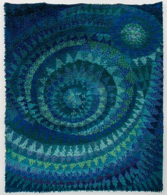 Marjatta Metsovaara Rya Rug 1960s Pop Art Carpet