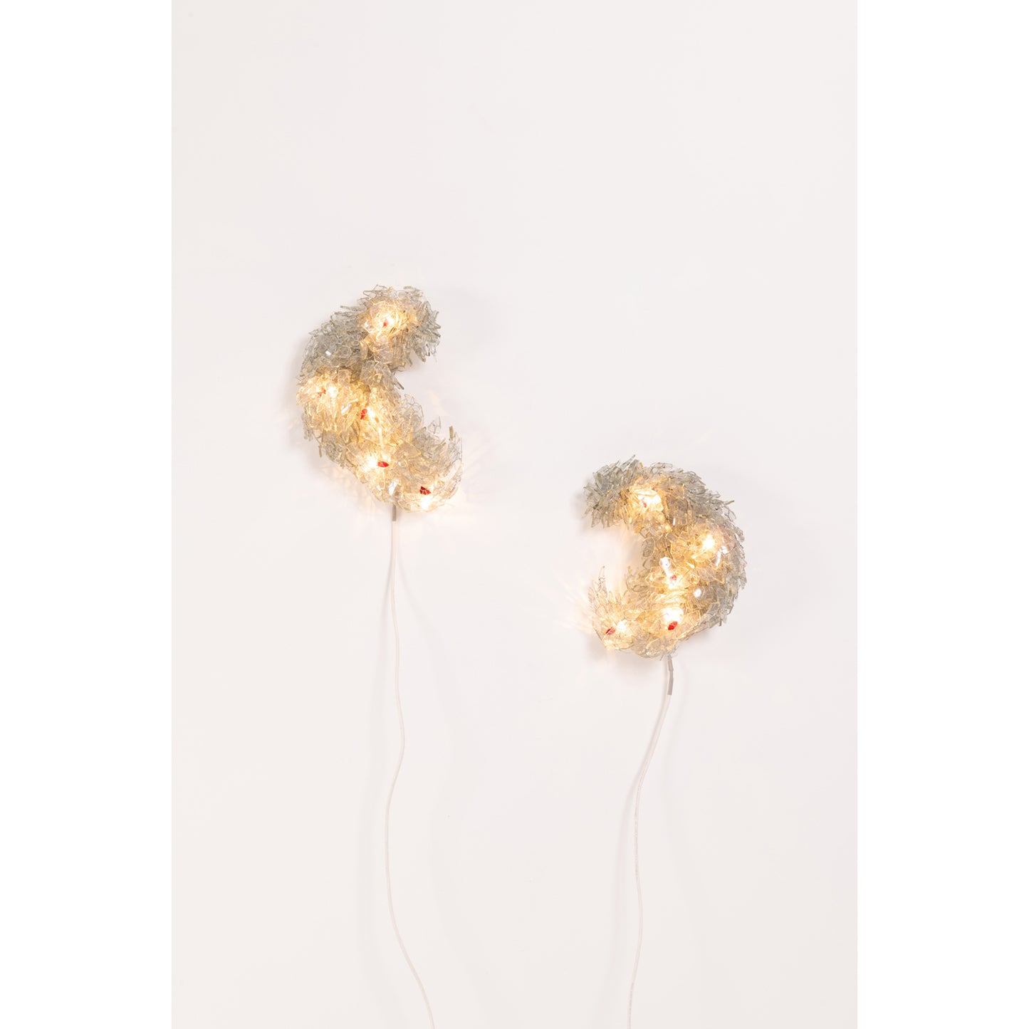 Deborah Thomas "Forest Breeze" Wall Lamps