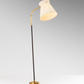 SOLD! Lisa Johansson-Pape Faux Leather Wrapped Floor Lamp, 1951