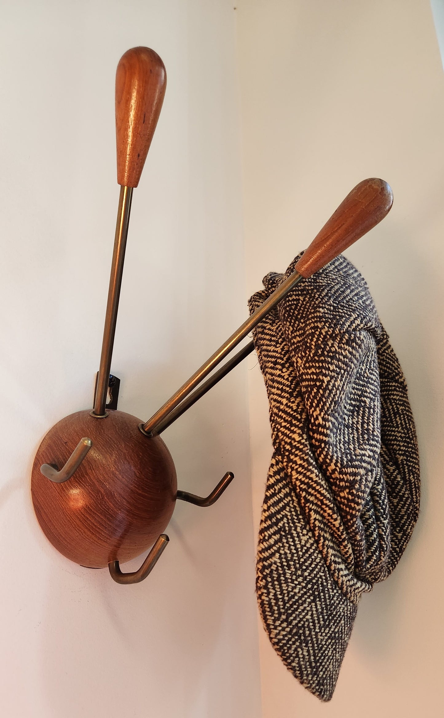 Finnish Coat Racks of Solid Teak