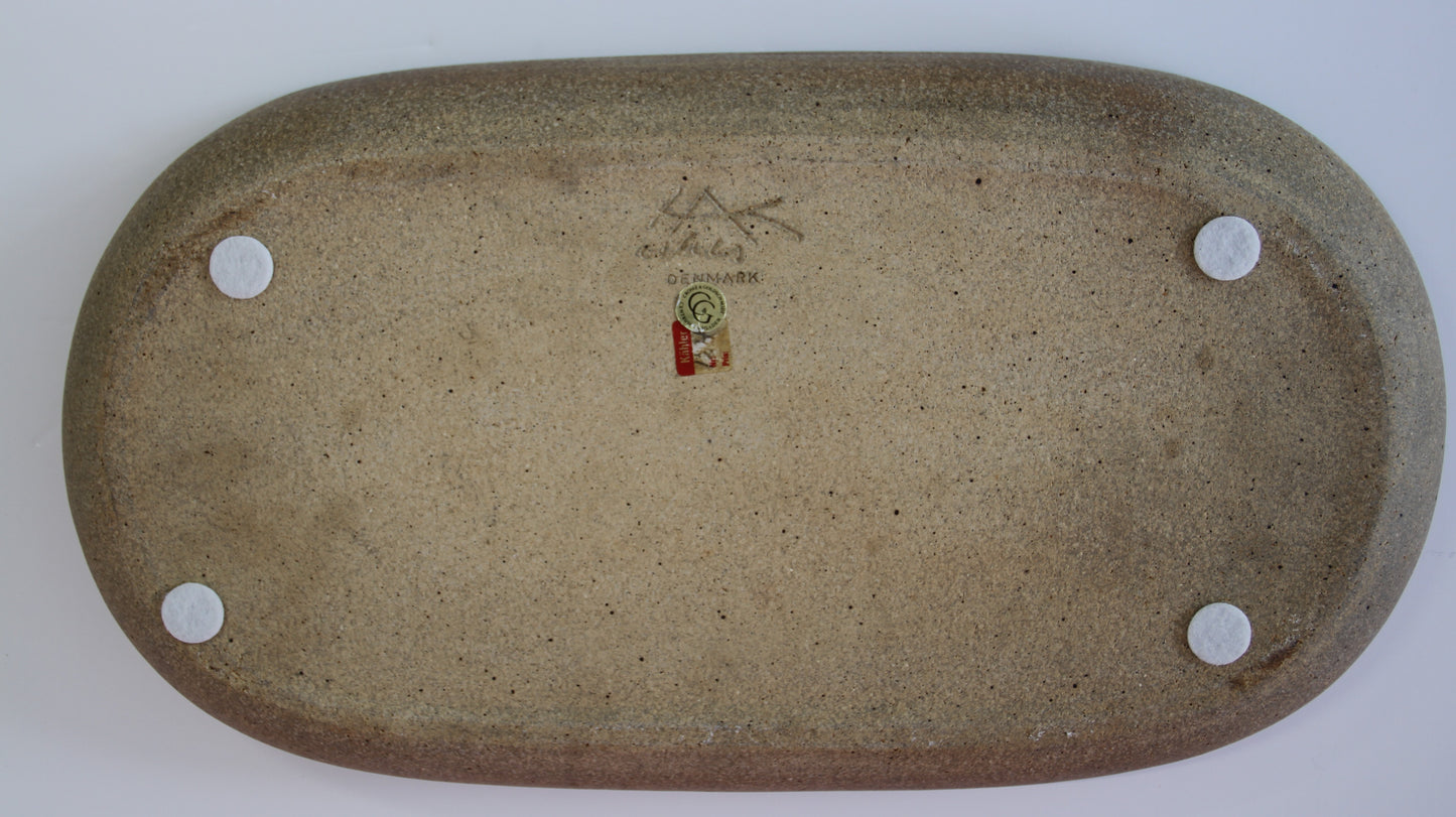 Nils Kähler: Stoneware Platter