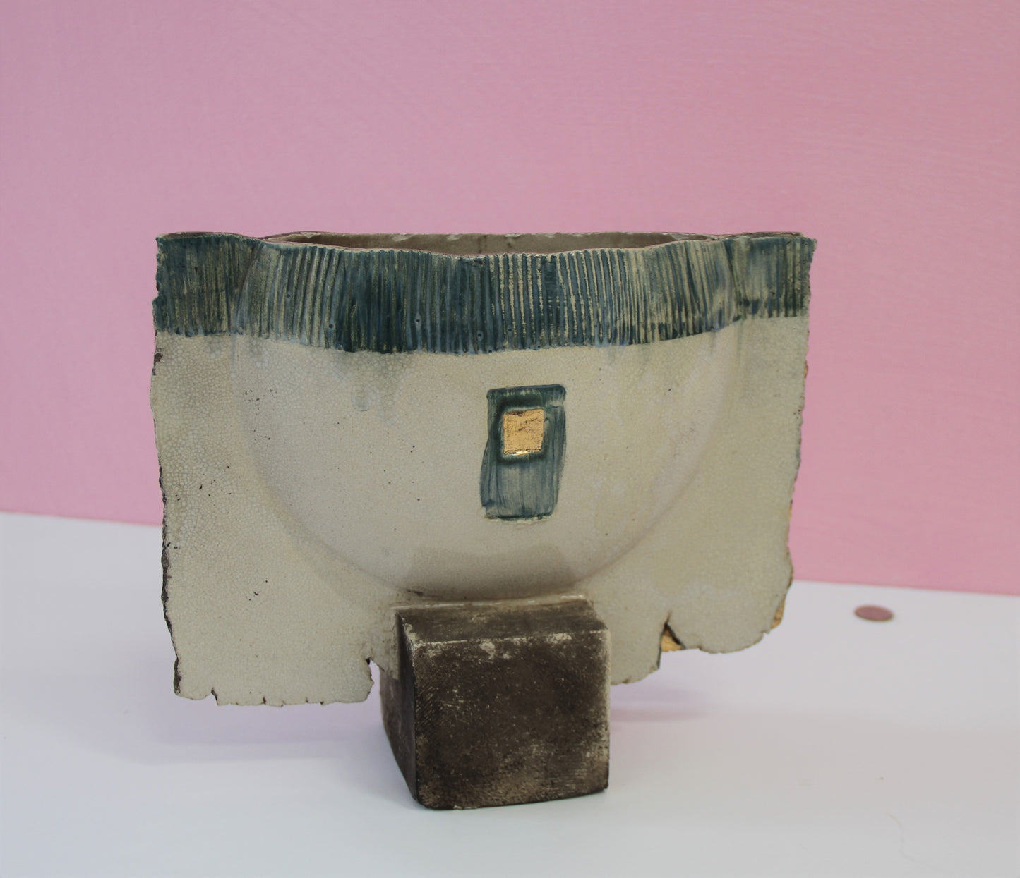 Ulla Hansen Sculptural Ceramic Vase - SOLD!