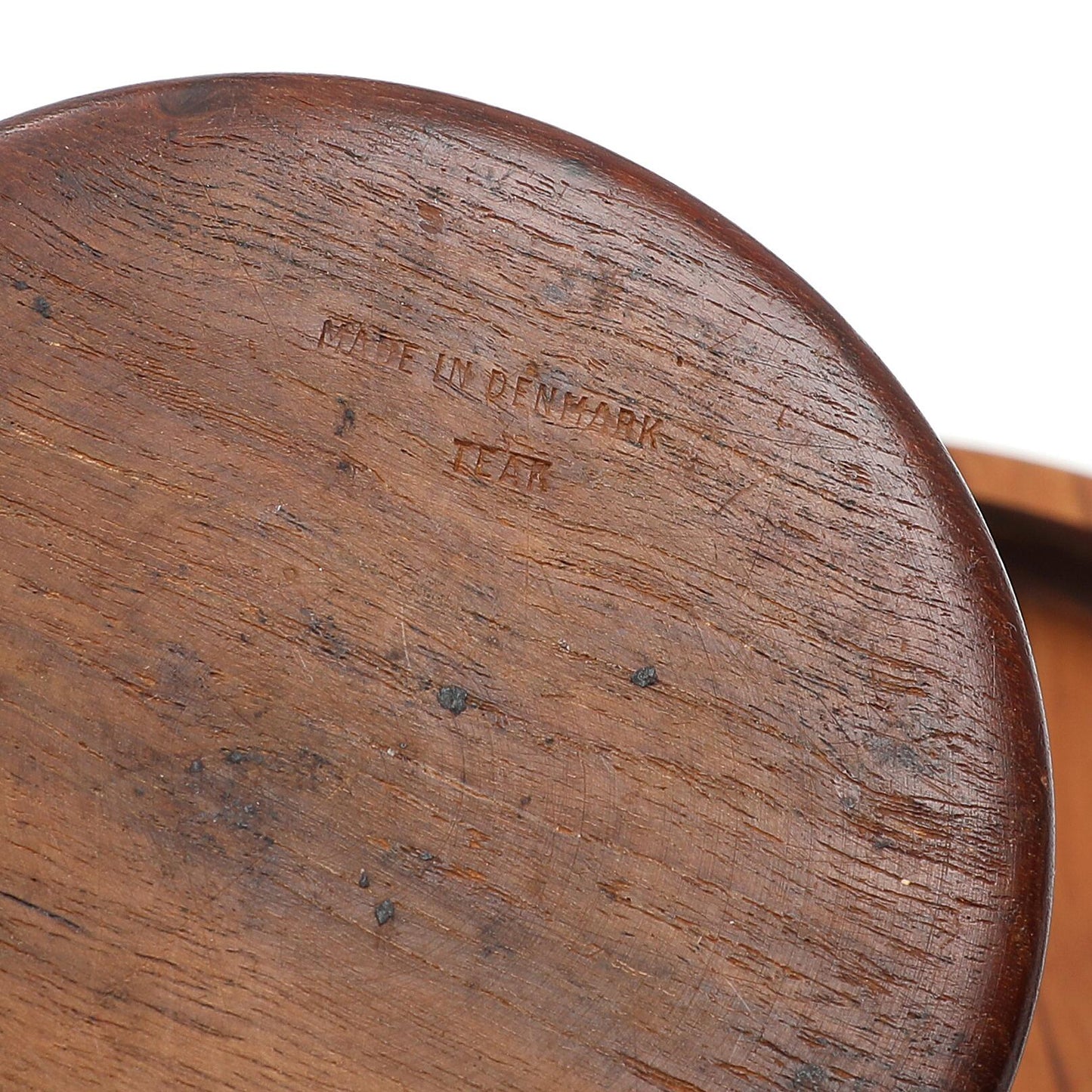 Solid Teak Tobacco Jar, Denmark 1960s