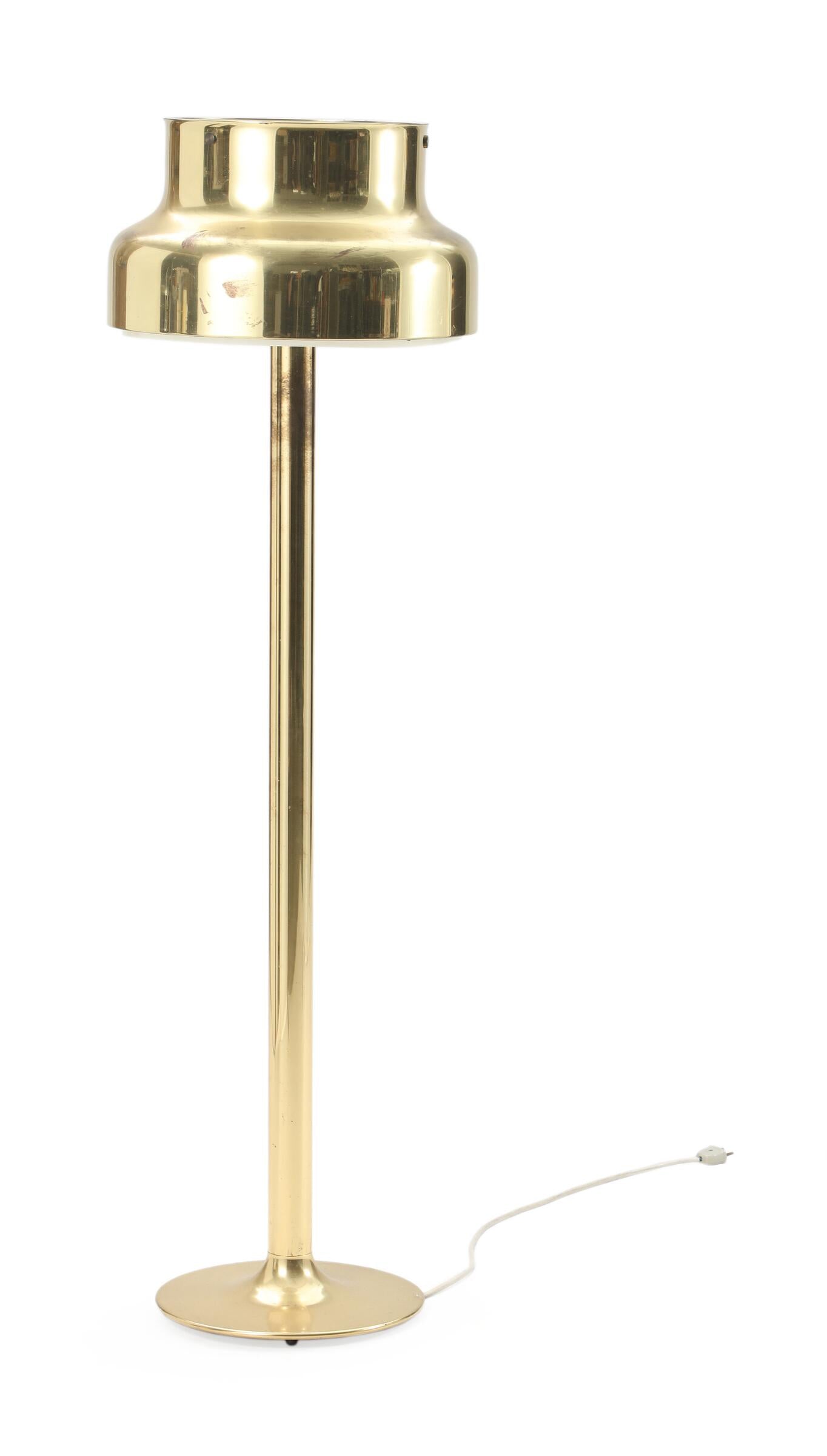 "Bumling" Brass Floor Lamp by Anders Pehrson, 1968