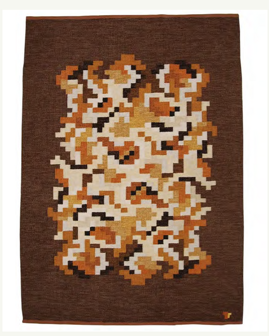 Erik Lundgren Rug for Vävaregården Eringsboda, Sweden 1970s