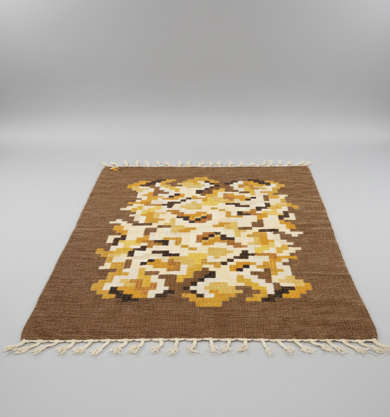 Erik Lundgren Rug for Vävaregården Eringsboda, Sweden 1970s