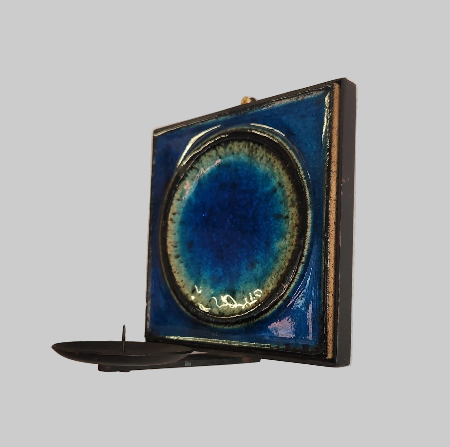 Chamotte Wall Sconce by Konrad Galaaen, Norway 1960s
