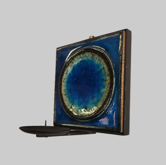 Chamotte Wall Sconce by Konrad Galaaen, Norway 1960s