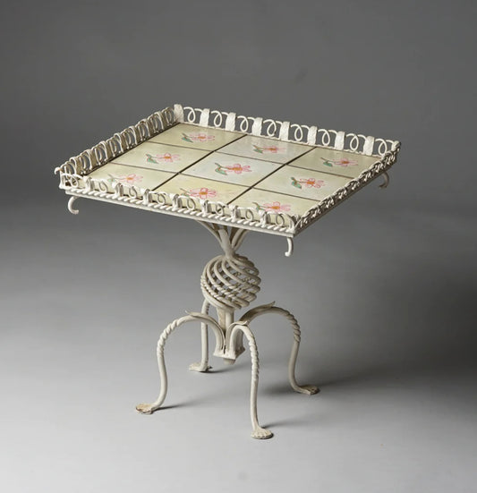 Indoor/Outdoor Wrought Iron Table - Taidetakomo Hakkarainen 1930s