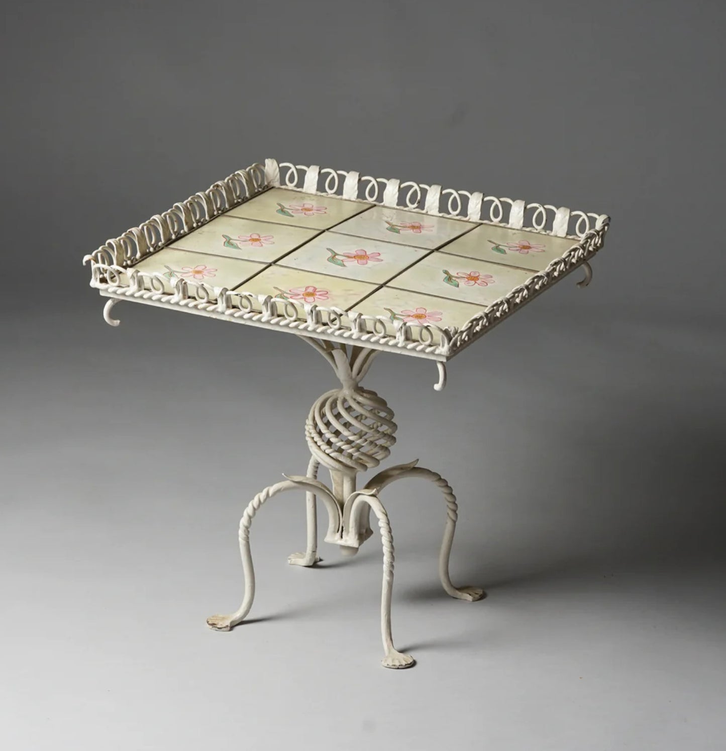 Antti Hakkarainen Indoor/Outdoor Wrought Iron Table -  1930s