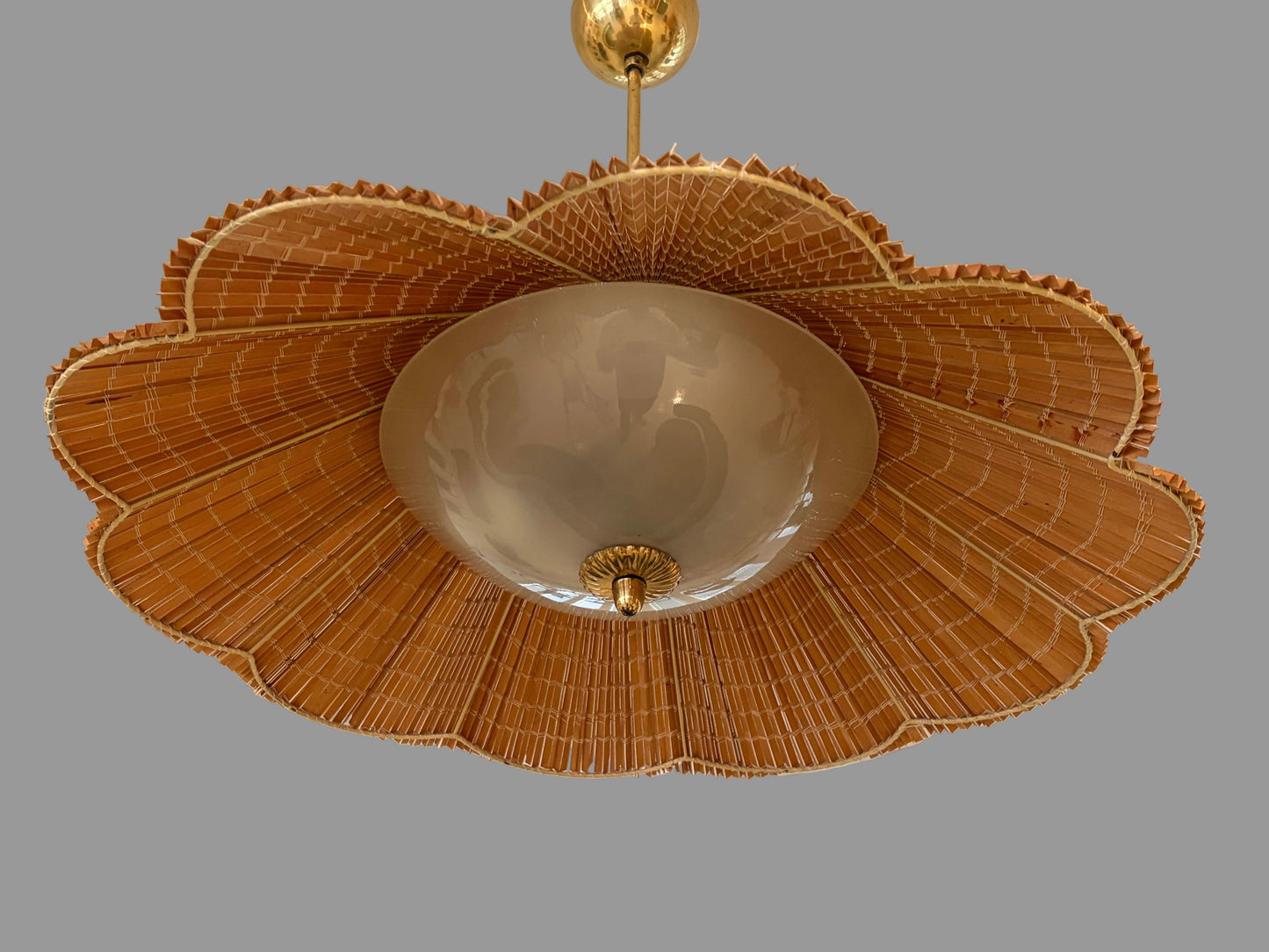 Gunnel Nyman Rattan Ceiling Lamp - so rare!!