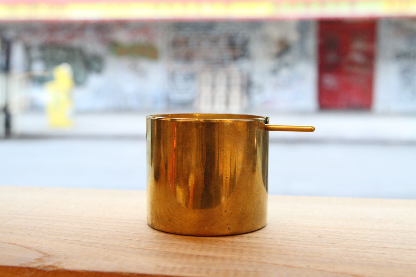 Arne Jacobsen Brass “Cylinda-line” Ashtray, 1967