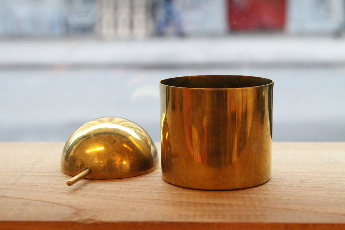 Arne Jacobsen Brass “Cylinda-line” Ashtray, 1967