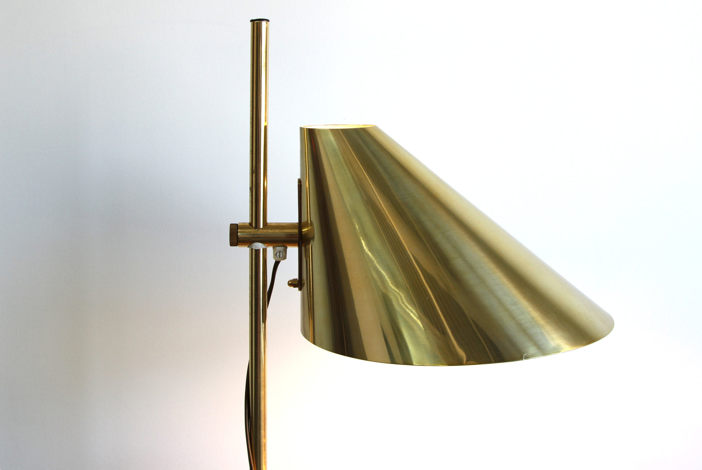 Hans-Agne Jakobsson Brass Floor Lamp, 1970 - spring sale!