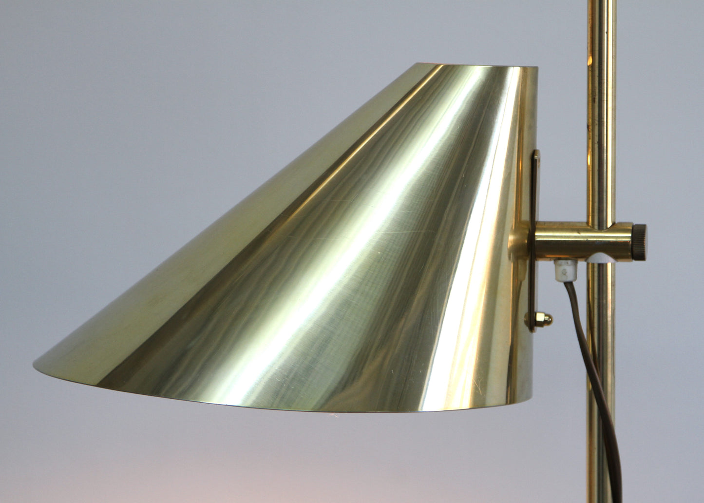 Hans-Agne Jakobsson Brass Floor Lamp, 1970 - spring sale!