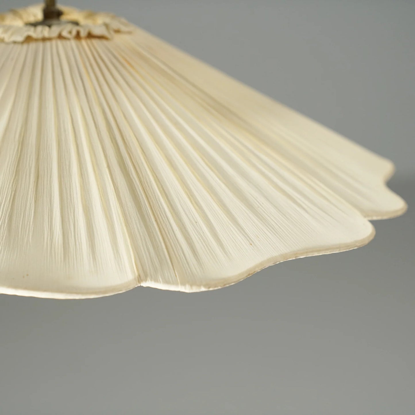 Gunnel Nyman Pendant with Silk Shade, Idman 1940s