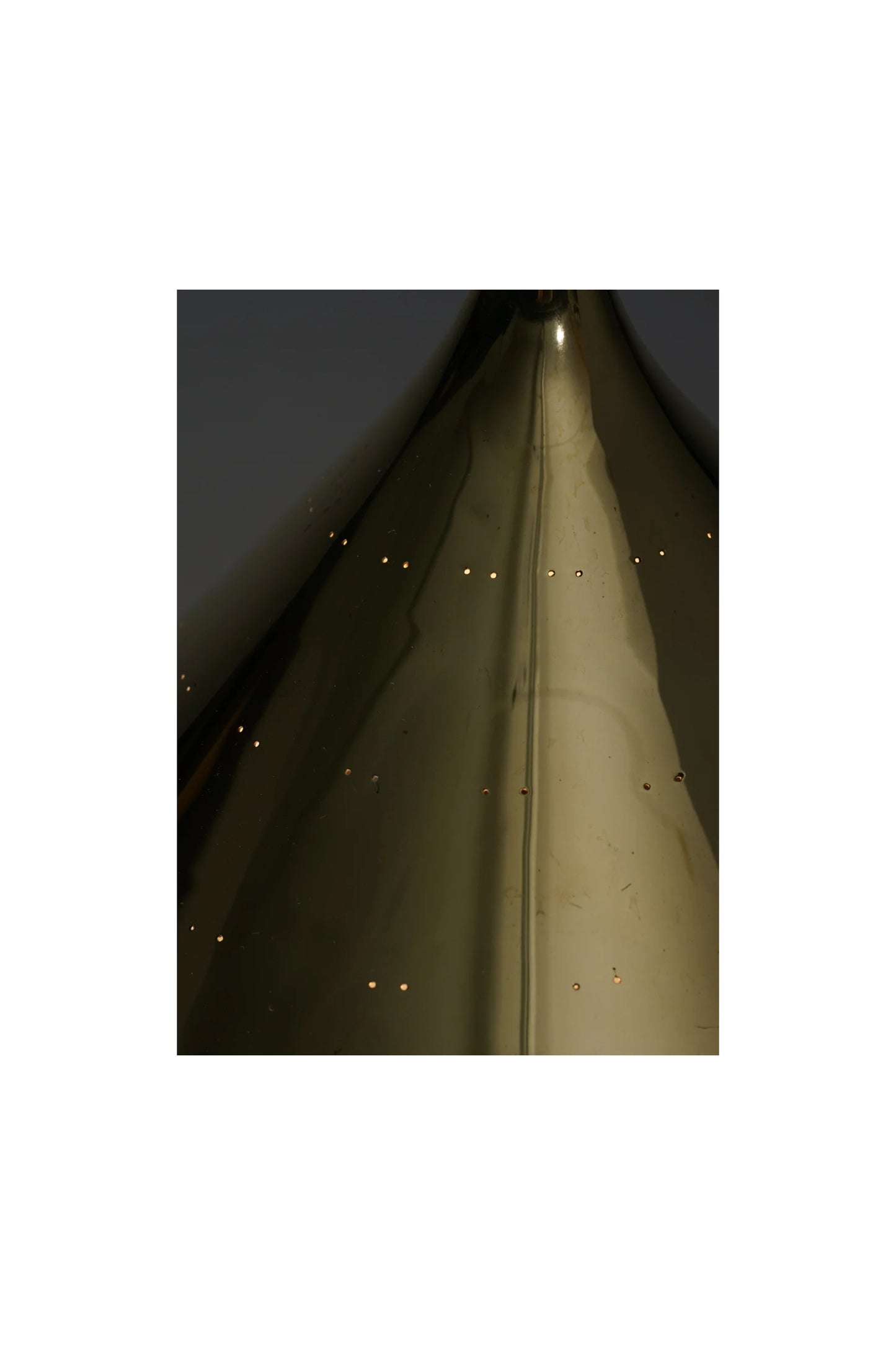Paavo Tynell Perforated Brass Pendant Lamp