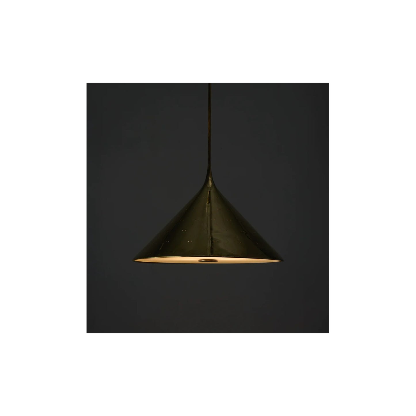 Paavo Tynell Perforated Brass Pendant Lamp